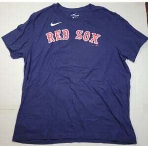 Nike Boston Red Sox Chris Sale #41 Navy Blue Cotton T-Shirt Men’s Size XL MLB